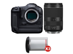 Eos R3 + Rf 24 240mm F/4 6.3 Is Usm + 3 Canon Lp e19 + Ebook “20 Dicas para Fotos Que Impressionam” CANON