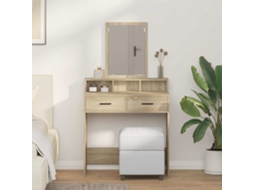 Vidaxl Mesa De Vestir Carvalho Sonoma 79 X 41 X 140 Cm