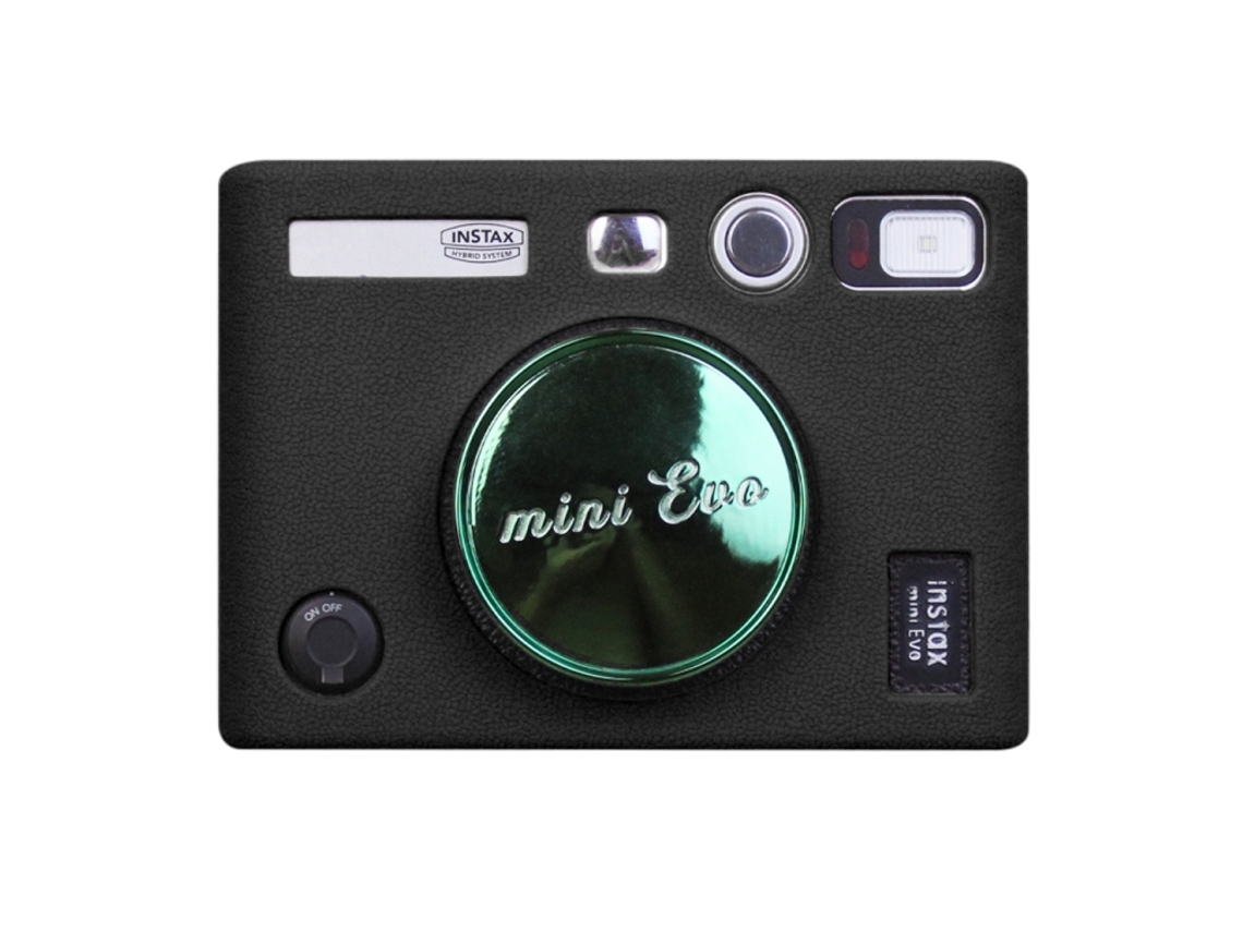 Capa Protetora de Silicone Macio para Fujifilm Instax Mini Evo Preto XIAOMOYU