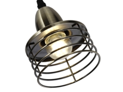 Rebe-lâmpada Pendente Industrial Estilo Gaiola De Pássaro 40w (máx.) Base E26 Ac110-120v Para Quarto, Sala, Café, Restaurante