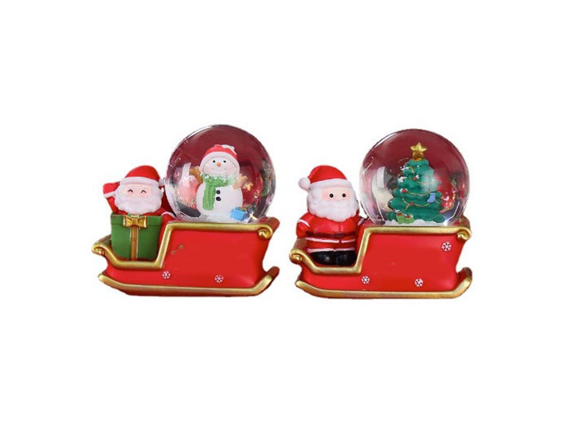 Adorno de Natal Globo de Cristal com Luz Mesa