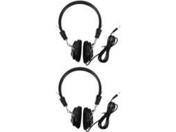 Hemobllo 2 Unidades De Fones Ouvido Com Fio E Cancelamento Ruído Para Detector Metais, Com Faixa De Cabeça Ajustável