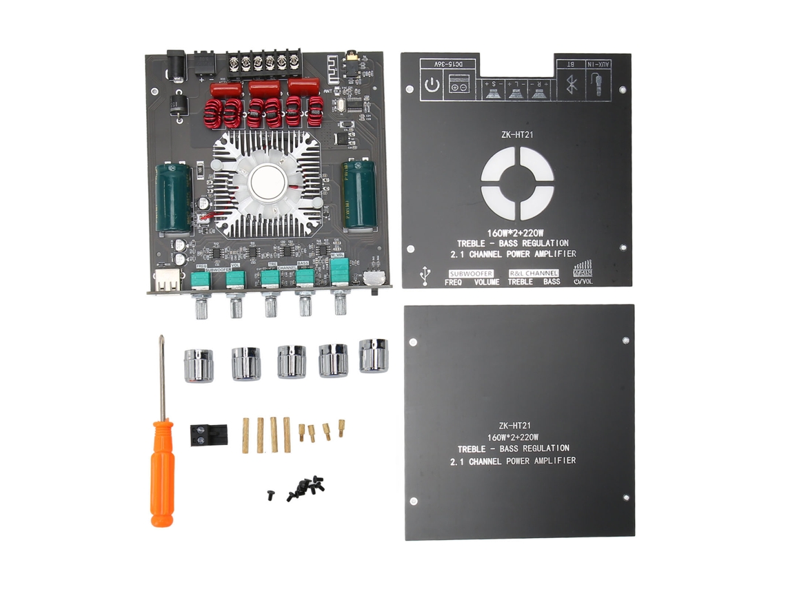 Aetheria placa Amplificadora Bluetooth 2.1 Canal Subwoofer Hifi com Controle de Graves e Agudos 15v 36v