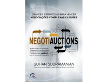 Livro Negotiauctions Grandes Estrategias Para Vencer Ne De Guhan Subramanian (português Do Brasil)