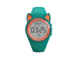 Relógio digital infantil, relógio esportivo à prova d'água para crianças, rastreador de condicionamento físico com pedômetro, bicicleta elétrica Ja Ly