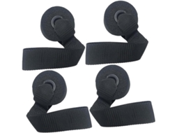 Conjunto De 4 Faixas Elásticas Resistência Para Academia Em Casa, Com Ancoragem Porta, Feitas Pvc Resistente