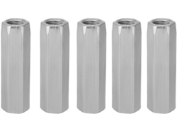 Fixings - 5 Unidades - Ferramenta Essencial - Parafusos - M10*40 - Aço Carbono Galvanizado - Longo Chave - Peças De Fixação