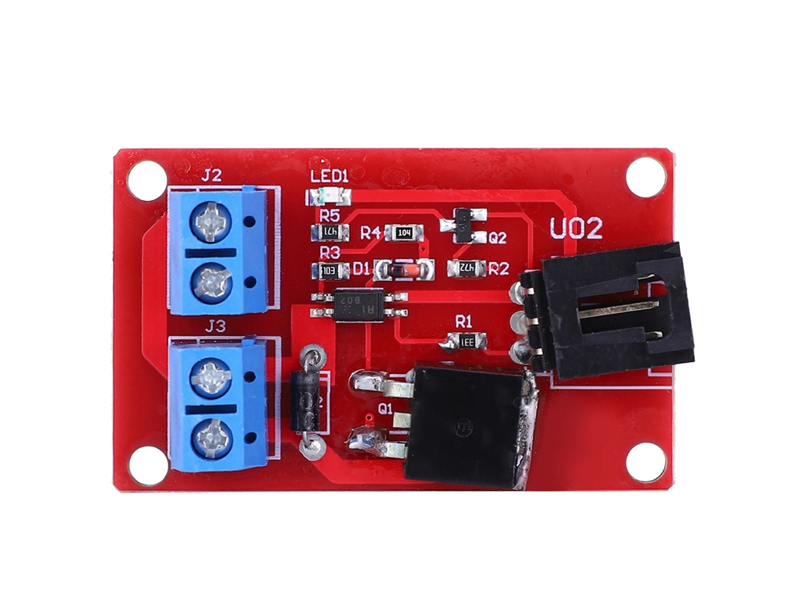 Módulo de Potência Isolado de 1 Canal com Chave Mosfet Irf540 para Motor e Regulador de Luz