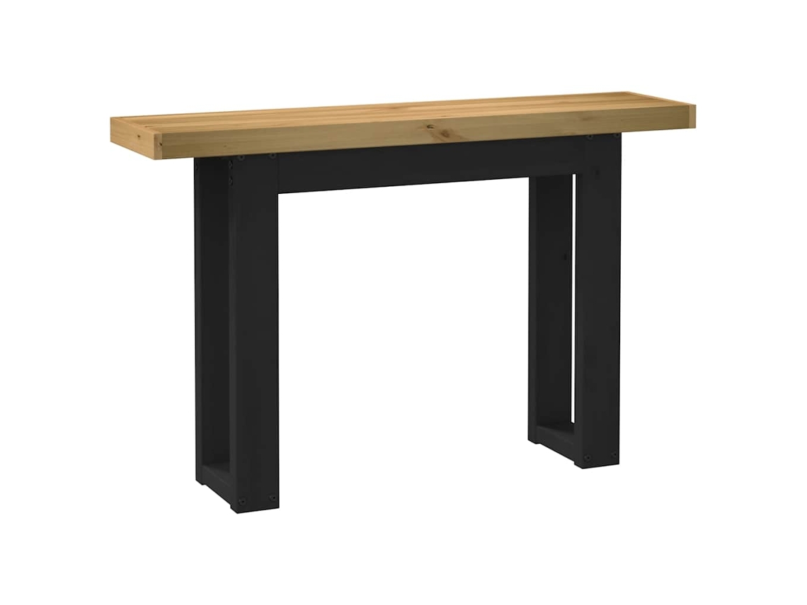 Vidaxl Mesa Consola Noain Pernas Em Forma De U 120x30x75 Cm