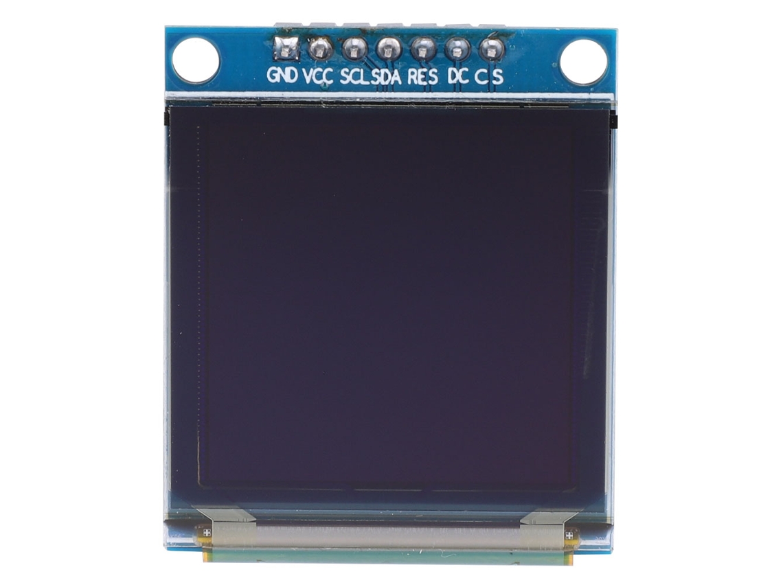 Módulo de Tela Oled de 1,5 Polegadas 7pin Ssd135 Componentes Eletrônicos Display