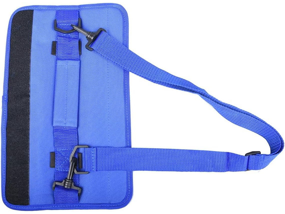 Bolsa dobrável para tacos de golfe, capacidade 7-10, com estojo para lápis, S/MARCA