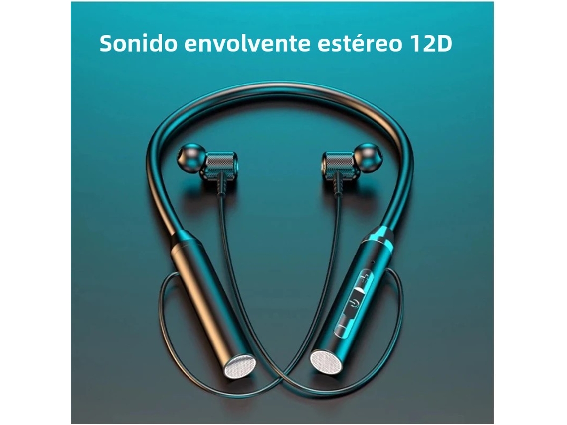 FONES DE OUVIDO Bluetooth MDUG com faixa para pescoço, à prova d'água e magnéticos
