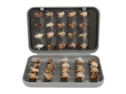 Isca Artificial Fly Fishing 40pcs com Anzol