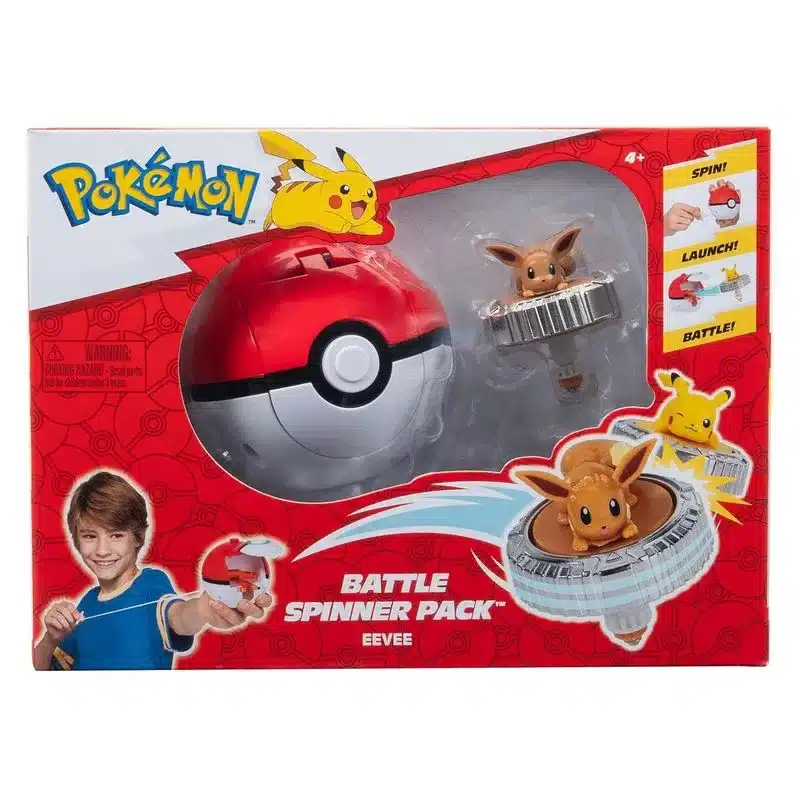 Pokémon Battle Spinner Pack Eevee 63224397 Eevee Bizakmás De 4 Años