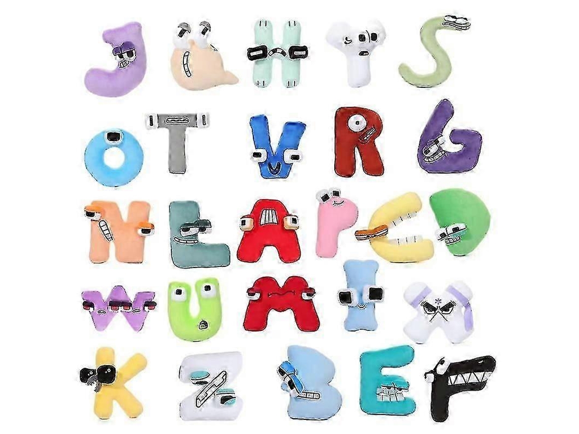 26 Estilos Pelúcia Macia Alphabet Lore, Boneco De Pelúcia Almofada Anime Para Presentes De Natal