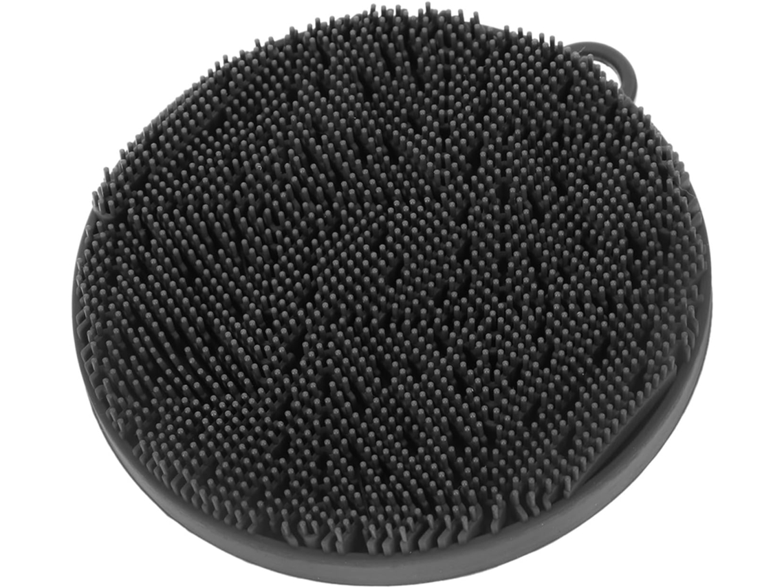 Escova De Esfoliação Corporal Ergonômica, Macia E Versátil, Para Banho E Cuidados Com A Pele, Cinza Escuro