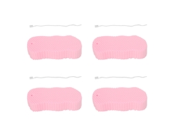 4 Unidades De Esponja De Baño Exfoliante Suave 3d Para Adultos E Bebés