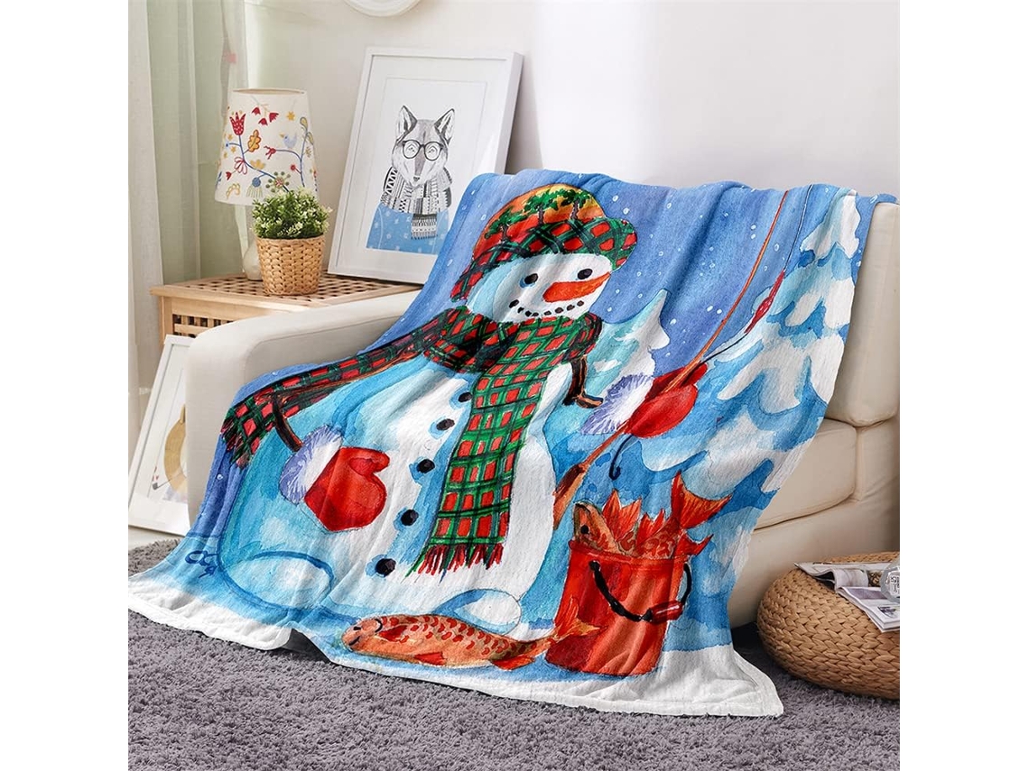 Manta de Flanela Fansu 3d Quente e Macia em Microfibra Ideal para o Inverno Perfeita Cama Ou Sofá Adequada Adu