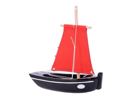 Barco TIROT Madeira - Branco - 22 cm)