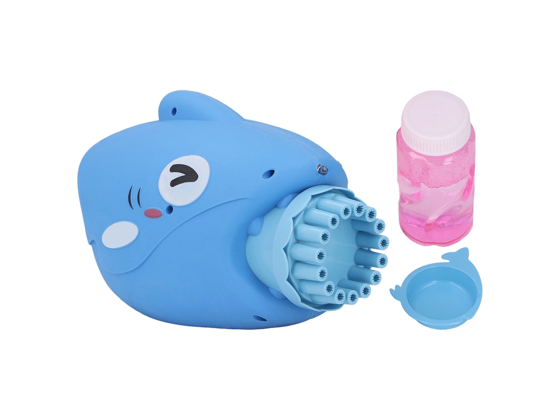 Mali brinquedo de Bolhas Elétrico com Ventilador Peixe 15 Buracos para Crianças Azul
