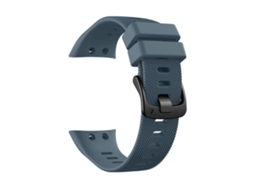Bracelete Silicone com Fivela Preta para Garmin Forerunner 45S Azul Escuro