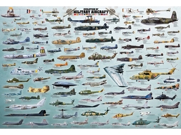 Quebra Cabeça Eurographics Evolução Da Aeronave Militar 2000 Peças