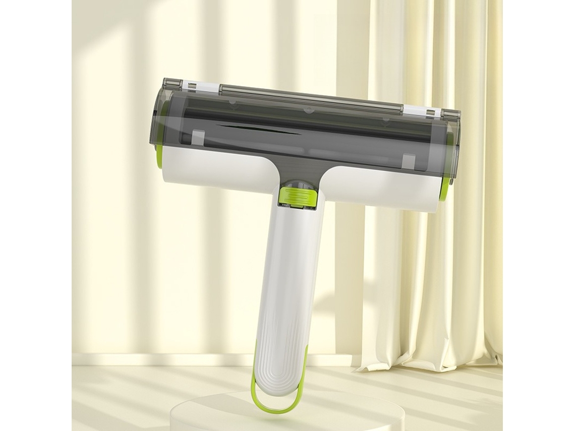 Removedor De Pelos Pet Portátil Hexinyigjly Lavável, Rolos Adesivos Reutilizáveis, Para Roupas E Estofados Branco Branco