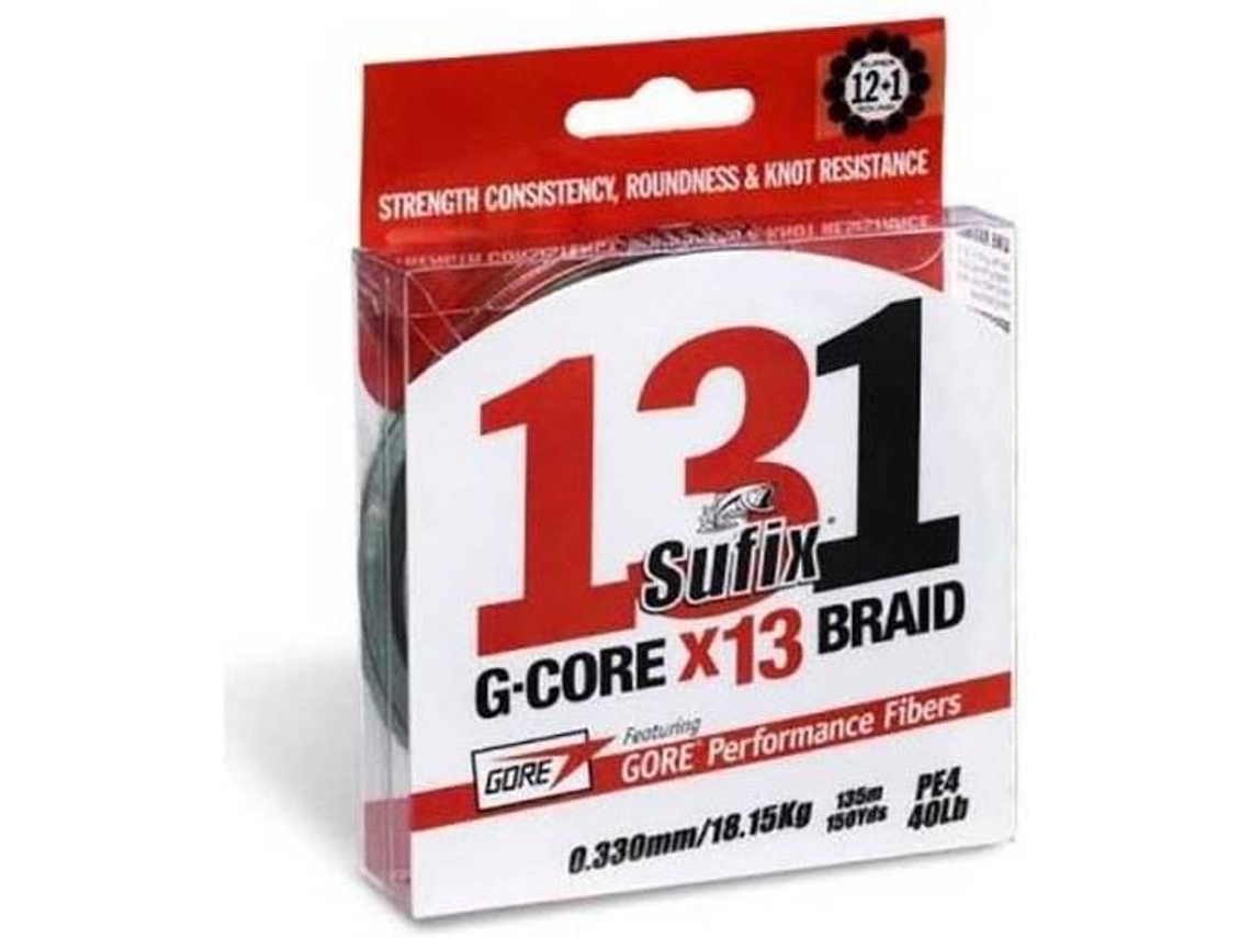 Linha de Pesca trançadas SUFIX -core (0.290 mm - 0,20 mm)