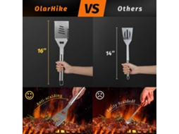 Acessórios Para Churrasco, Conjunto De Ferramentas Para Churrasco, Kit De Churrasco De Aço Inoxidável Com 22 Peças Slowmoose