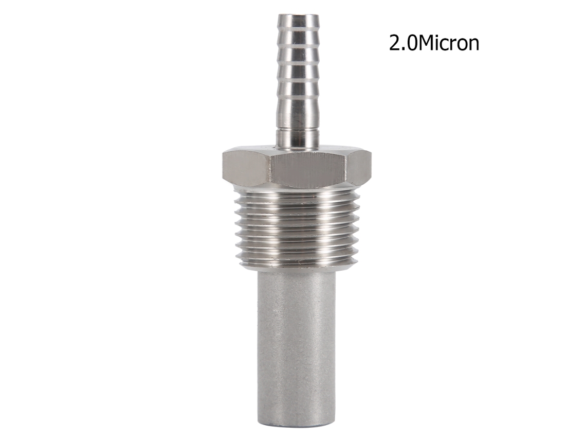 Nova Line pedra de Oxigênio Mpt 1/2" com Bico 1/4" para Homebrew Carbonatação 2 Micron Aço Inoxidável