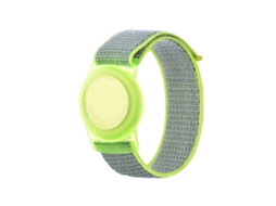 Airtag Nylon Loop Strap para Airtag 220mm Amarelo Brilhante EOOCOO