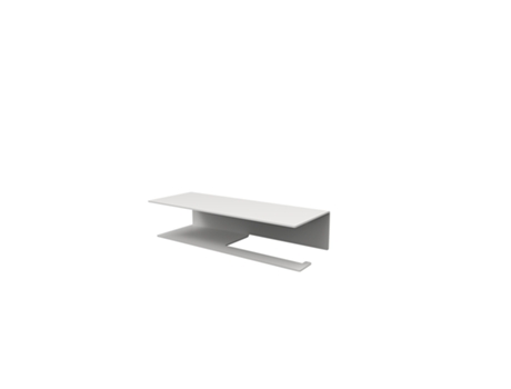 Suporte de Papel Higiénico Berno M Branco Direita FINK 23x5x9 cm