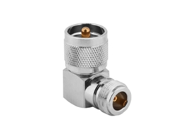 Conector Rf Com Plug Macho N E Jack Fêmea N Em Ângulo Retto