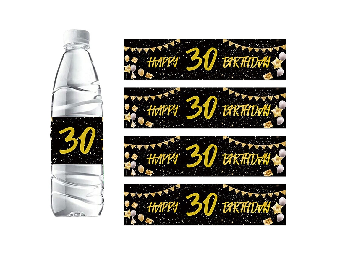 Laxiscreed Conjunto De Decoração Para Festas De Aniversário De 30, 40, 50 E 60 Anos, 48 Peças