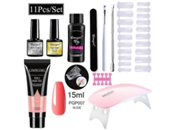 Conjunto de Manicure com Lâmpada Led 54 W, Unhas 20.000 Rpm, Máquina Broca para Unhas, Kit D e Gel Uv GOKOCO