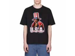 Rockinstone Rocky Movie Usa Black Adult T-shirt Size:xl
