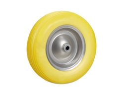 Roda Pu Maciça Para Carrinho De Mão 4.80/4.00-8 Antifuro