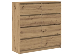 Sideboard, Sideboards Vidaxl Marrom Madeira Processada (n/a)
