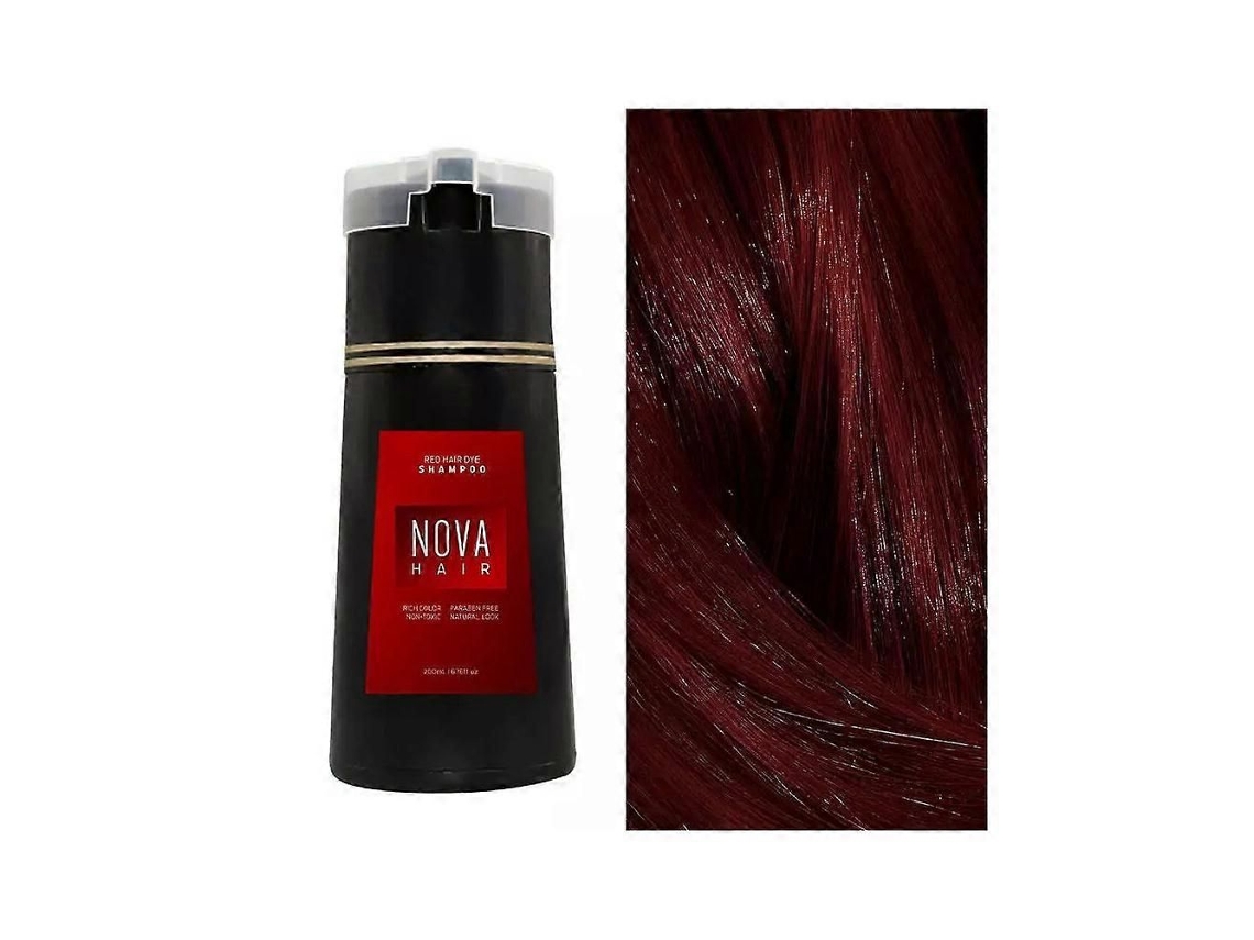 Shampoo Tingidor De Cabelo Nova, Aplicação Rápida E Fixação Suave