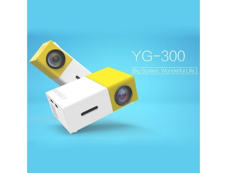 Projetor Led Hd Home Cinema Yg 300 24 60 Polegadas High Tech Place 600 Lumens 1920 X 1080 Led 8001