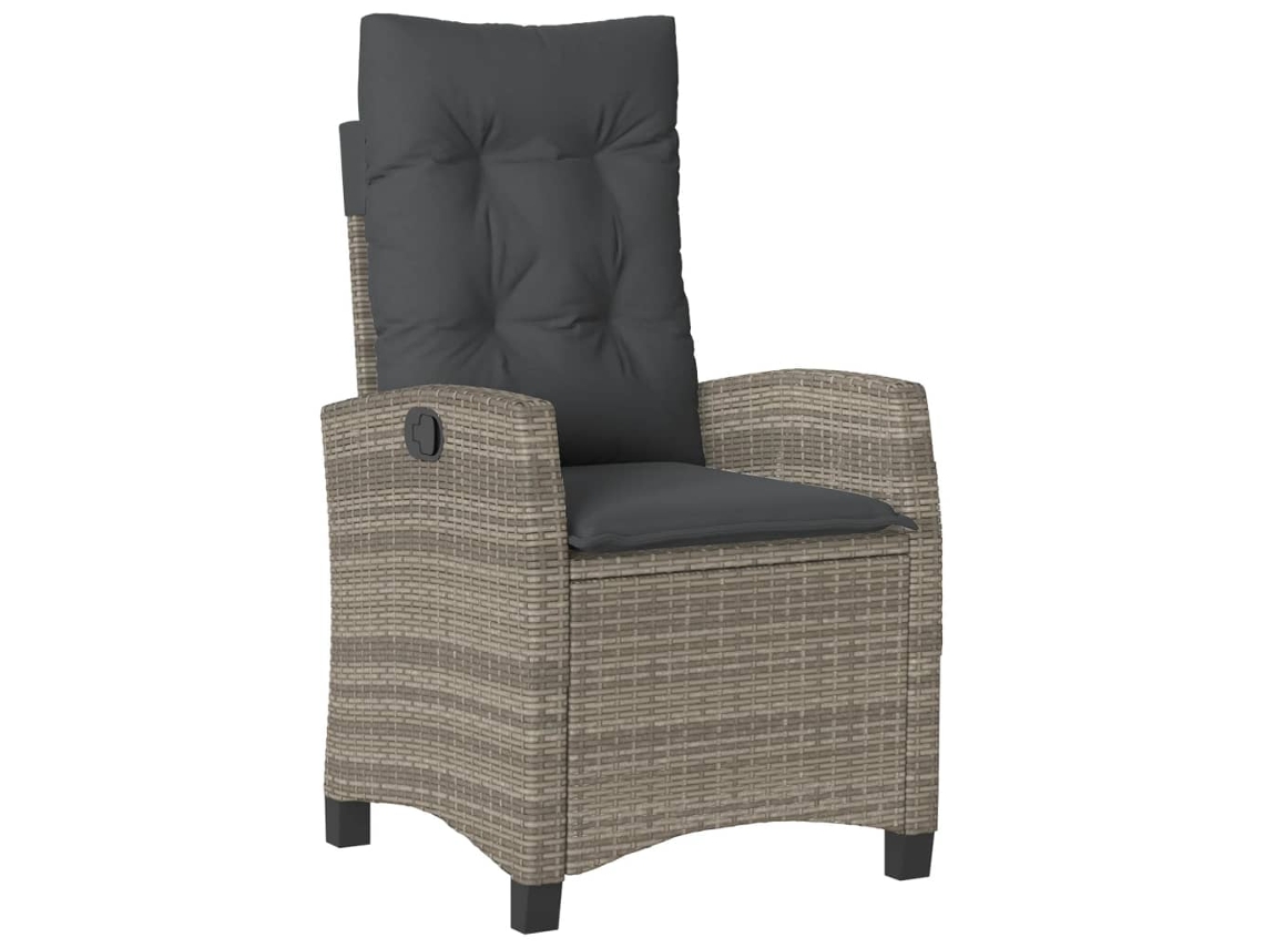Reclining Garden Chair, Reclining Garden Chairs Vidaxl Cinzeto Rattan / Vime (n/a)