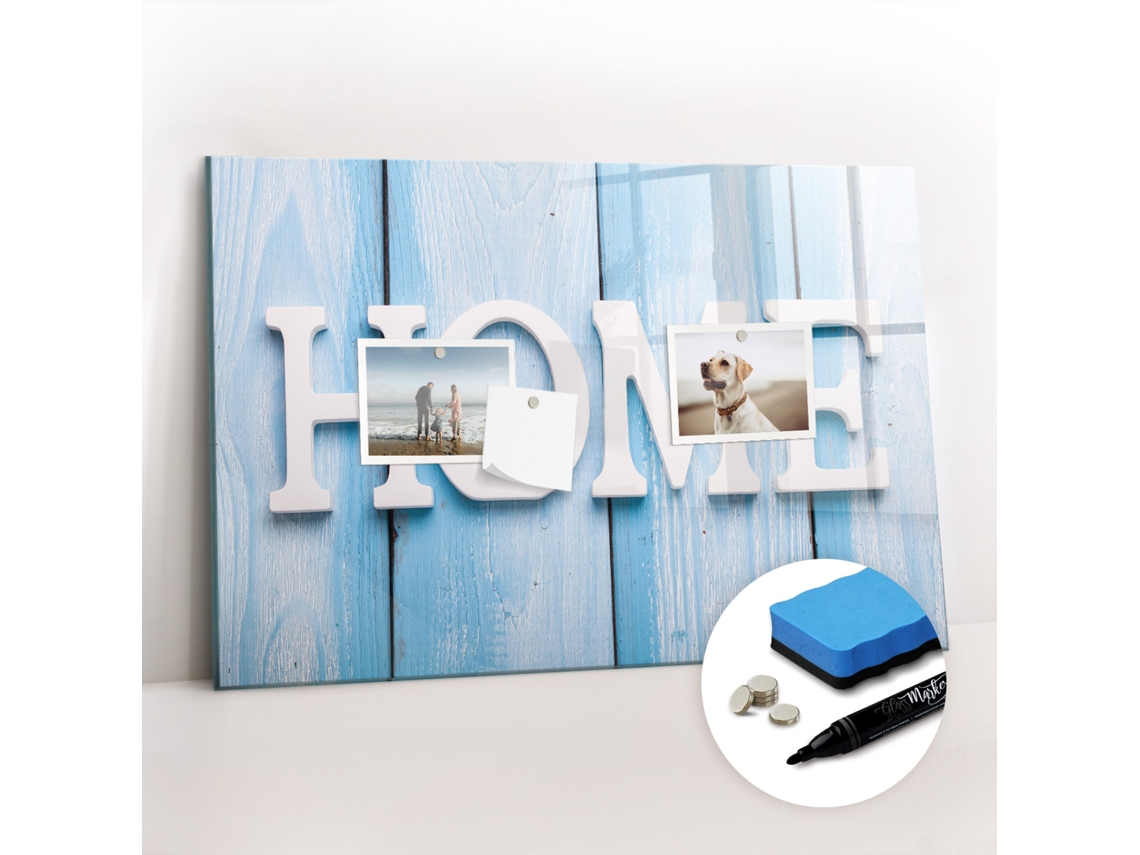 Quadro Magnético Decorativo Inscrição "casa" Para A Cozinha Espelharte (60x40 Cm)
