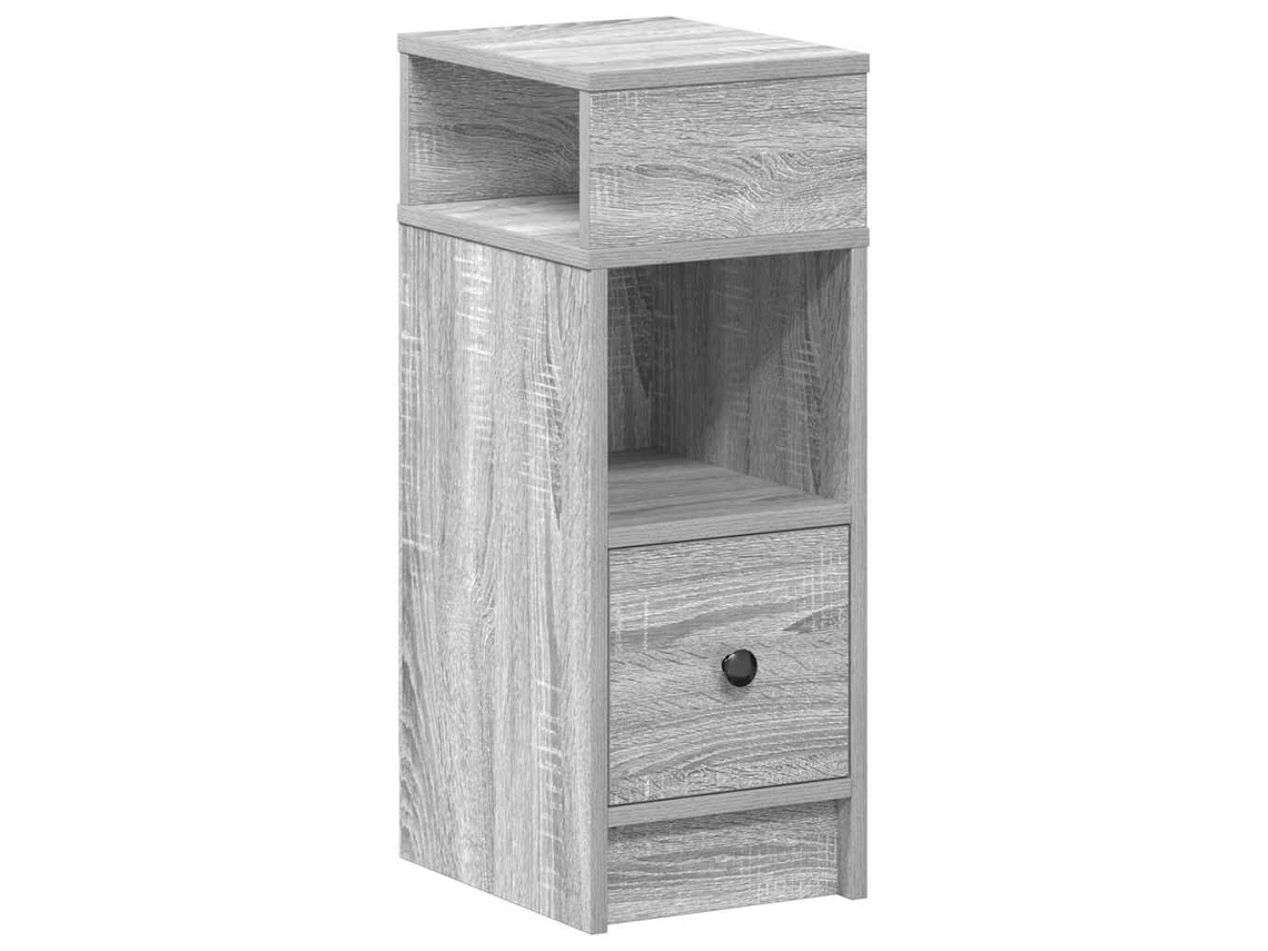 Mesa de Cabeceira 25x31x66 Cm Cinzento Sonoma MAISON EXCLUSIVE