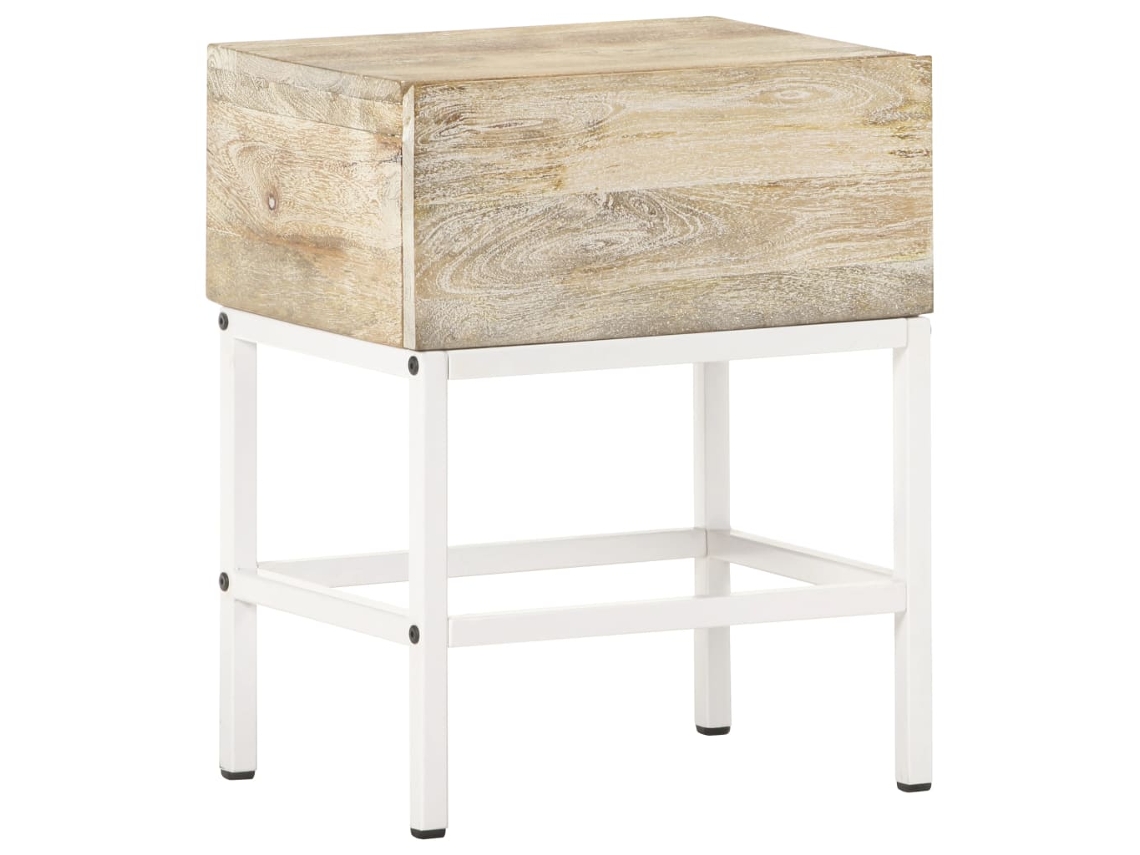 Bedside Table, Bedside Tables Vidaxl Marrom Madeira