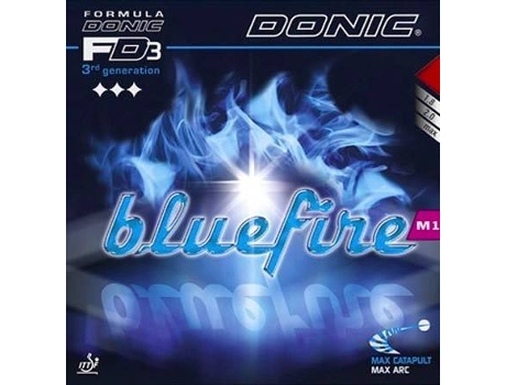 Borrachas de Ténis de Mesa DONIC Bluefire M1 (18 x 19 cm - Vermelho)