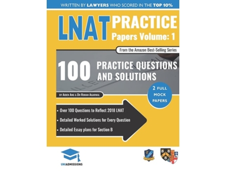 Livro LNAT Practice Papers Volume 1 de Aiden Ang, Dr Rohan Agarwal et al. (Inglês)