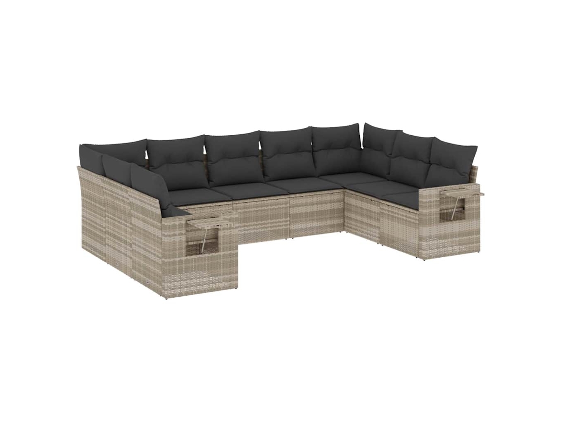 Garden Sofa Set, Garden Sofa Sets Vidaxl Cinzeto Rattan / Vime (n/a)