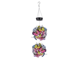 Luzes Solares Jardim Pendentes Borboletas Ip65 Decorativas Pátio Varanda S/MARCA