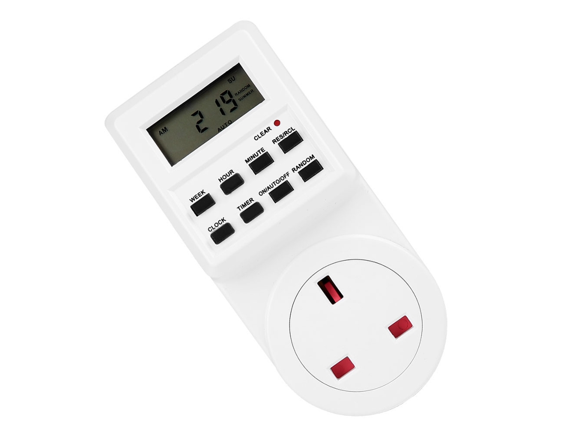 Laxiscreed Interruptor Programável Semanal Digital Para Tomada Com Controle Personalizado