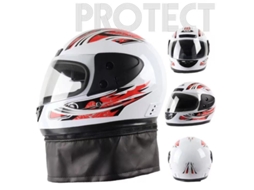 Capacete Térmico Para Bicicleta Elétrica - Perímetro De Cabeça 55-60cm - Branco